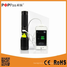 Poppas 6618 Super Power multifunción linterna recargable USB